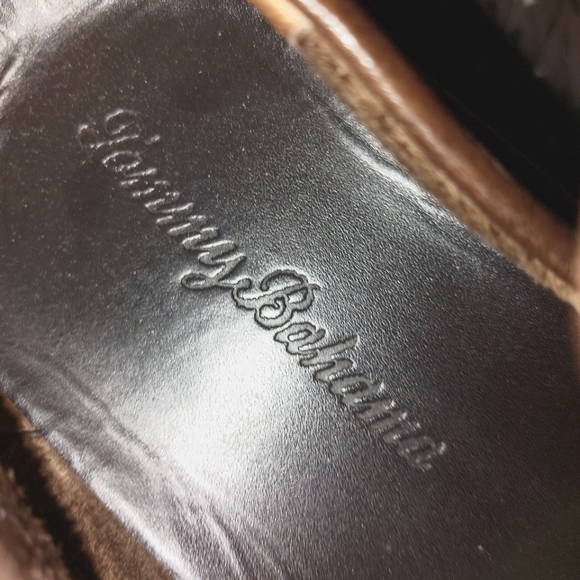 TOMMY BAHAMA " NAPLES" LEATHER WOVEN LOAFER - Picture 3 of 9